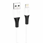 Кабель USB Lightning 1м 2.4А білий Hoco X82 для заряджання та передачі даних