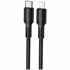 Кабель USB Type-C to Lightning 1м 27W черный Borofone BX116 для зарядки iPhone iPad