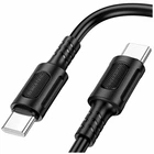 Кабель USB Type-C to Type-C 60W 1м 3A Черный Borofone BX111