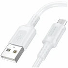 Кабель USB Micro 2.4A 1м ПВХ для зарядки и передачи данных Borofone BX111 Белый