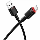 Кабель USB Micro 2.4A 1м черный ПВХ Borofone BX110 для зарядки и передачи данных