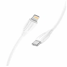 Кабель USB Type-C to Lightning 20W 1м 3А белый Borofone BX19 для зарядки и синхронизации устройств Apple