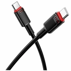 Кабель USB Type-C to Type-C 60W 1м 3A чорний PVC Borofone BX110