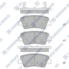 Колодки гальмові Hi-Q (SANGSIN) SP1846 KIA Rio, Pro Ceed, Cerato, Ceed, Carens, Soul; Hyundai Tucson, Accent, I20, Veloster, Elantra, I40, Sonata; SsangYong Korando, Actyon 58302D3A70, 58302F6A50, 58302G8A50