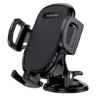 Автотримач для телефону Borofone BH37 Push Type Suction Cup, вакуумний тримач смартфона на панель/скло, чорний