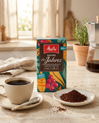Кофе молотый Melitta Kaffee des Jahres 500 г 100% арабика, среднее обжаривание, средний помол,