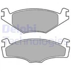 Колодки гальмові Delphi LP421 Volkswagen Jetta, Caddy, Passat, Vento, Polo, Golf, Scirocco; Seat Toledo, Ibiza, Cordoba 171698151F, 171698151G, 176698151