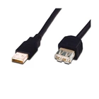 Дата кабель USB 2.0 AM/AF Digitus (AK-300200-018-S)