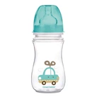 Пляшечка для годування Canpol babies антиколькова EasyStart - Toys з широким отвором 240 мл (35/221_blu)