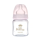 Пляшечка для годування Canpol babies Royal Baby з широким отвором 120 мл Рожева (35/233_pin)