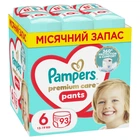 Підгузки Pampers трусики Pants Giant Розмір 6 (14-19 кг) 93 шт (8006540491010)