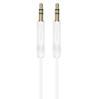 Аудіокабель BOROFONE BL16 3.5mm male to 3.5mm male, PVC, 1m, White