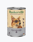 Вологий корм для собак Baskerville Телятина та м'ясо гусака