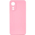 Чохол TPU GETMAN Liquid Silk Full Camera для Oppo A60 4G Рожевий / Pink
