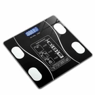 Підлогові розумні фітнес-ваги Bluetooth до 180 кг A-8003 Чорний