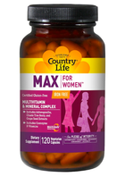 Мультивитамины для женщин Country Life (Multivitamin & Mineral) 120 капсул CLF08124