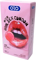 Презервативи OLO Ultrathin Oral Sex Ультратонкі Полуниця 10 шт (ROZ6400230149)
