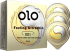 Презервативи OLO 0.01 Iceand Fire Ваніль з термоефектом 3 шт (ROZ6501053487)