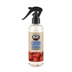 Освежитель воздуха K2 DEOCAR REAL STRAWBERRY 250 мл, аромат клубники, M117S