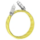 Кабель USB Hoco U113 Solid PD20W Silicone Type-C to Lightning Золотой