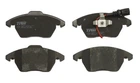 Комплект гальмівних колодок TRW GDB1550 Volkswagen Jetta, Passat, CC, Golf, Scirocco, Caddy; Skoda Octavia, Superb, Yeti, Rapid, Fabia; Audi A3, TT, A1; Seat Toledo 8J0698151, 1K0698151L, 3C0698151D