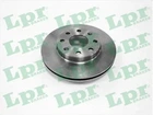 Диски гальмові LPR O1061V Opel Astra, Kadett, Ascona, Vectra, CORSA, Combo; Daewoo Lanos, Nexia 569054, 569031, 90008006