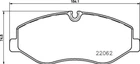Колодки гальмівні BREMBO P50129 Mercedes Vito, V-Class A4474210800, A4474200220, A4474200020