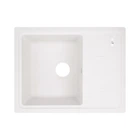 Мийка для кухні Lidz 620x435/200 WHI 01 білий (LIDZWHI01620435200)