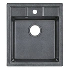 Мийка для кухні Lidz 460х515/200 BLA 03 чорний (LIDZBLA03460515200)