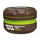 Віск для укладання волосся Hair Styling Wax 08 Matte Nishman 150 мл