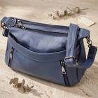 Женская сумка из натуральной кожи Vintage 23019 Синий