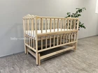 Кровать детская Baby Comfort Малюк с маятником натуральный