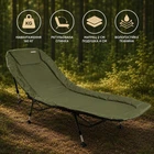 Туристична коропова розкладачка Ranger Ground Contact Lux — похідне ліжко для відпочинку та кемпінгу RA5524
