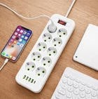 Переноска електрична D10 мережевий фільтр 10 розеток USB Type-C 5 м