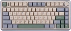 Механічна Бездротова Ігрова клавіатура AULA F75 з Hot-Swap White-Green