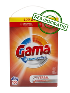 Пральний порошок Gama 3 в 1, 6 кг (100 прань)