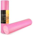 Массажный ролик Cornix EVA+ 60 x 15 см (валик, роллер) Pink (XR-0308)
