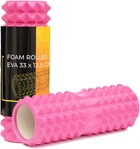 Массажный ролик Cornix EVA 33 x 12.5 см (валик, роллер) Pink (XR-0327)