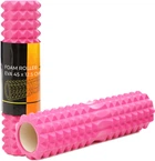Массажный ролик Cornix EVA 45 x 12.5 см (валик, роллер) Pink (XR-0332)