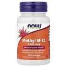 Вітамін B12 5000 мкг Now Foods Methyl B-12 метилкобаламін 60 пастилок