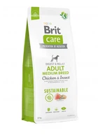 Корм для собак средних пород Brit Care Dog Sustainable Adult Medium Breed с курицей и насекомыми