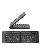 Клавіатура міні складна безпровідна BTFolding Scissor Foot Keyboard HB-028 Pro Bluetooth 5.0 Чорна