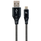 Кабель для зарядки Cablexpert Micro USB 2A 2 м braided Черный