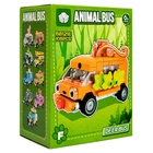 Дитячий конструктор Deer Bus Bambi BB121E-F серії "Animal Bus", 105 деталей