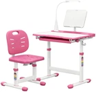 Комплект Evo-kids стул + стол + полка + лампа (Evo-17 PN Ergo)