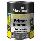 Грунт-емаль швидковисихаюча, жовта, ТМ"Maxima" - 0,75 кг