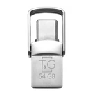 Флеш-накопитель T&G 104 Metal Series 64GB USB Type-C Сріблястий