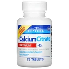 Цитрат кальцію з витамином D3 (Calcium Citrate Maximum+D3) 500 мг/630 МО 75 таблеток (CEN-27492)