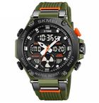 Мужские часы SKMEI 2223AG кварцевые 30 м 45 мм Army Green
