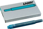 Набір чорнильних картриджів LAMY T10 бірюзовий 5 шт. (1602741)